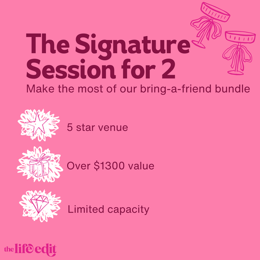 Full day signature session for 2